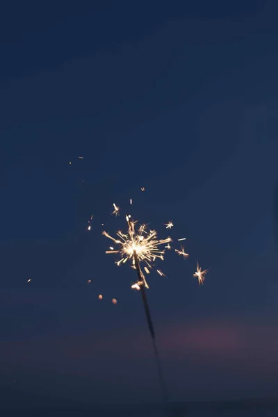 夜空の花火 — ストック写真