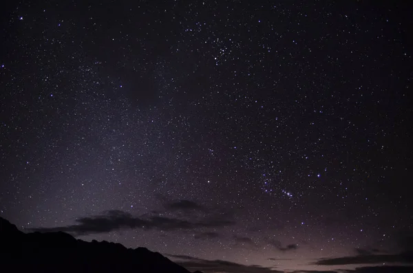 Galaxia Vía Láctea Cielo Nocturno — Foto de Stock