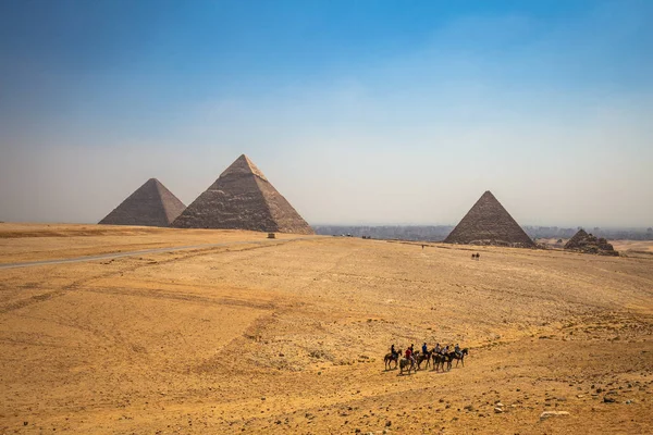 Piramidy Gizie Egipcie — Zdjęcie stockowe
