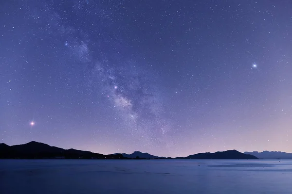 Hermoso Cielo Estrellado Noche — Foto de Stock