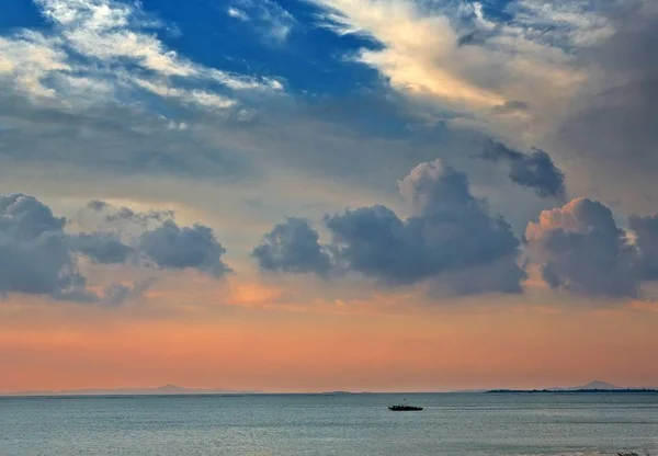 Vista Del Bellissimo Tramonto — Foto Stock