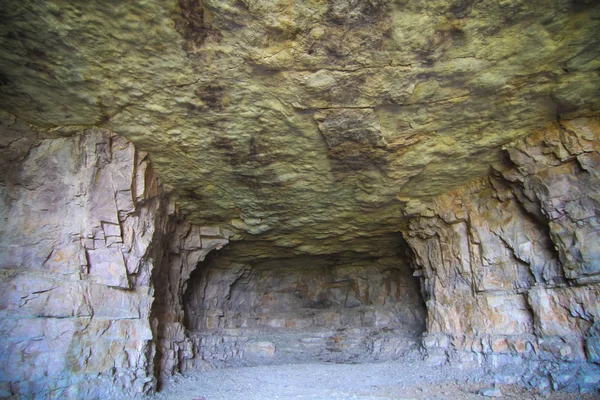 Pared Piedra Cueva — Foto de Stock