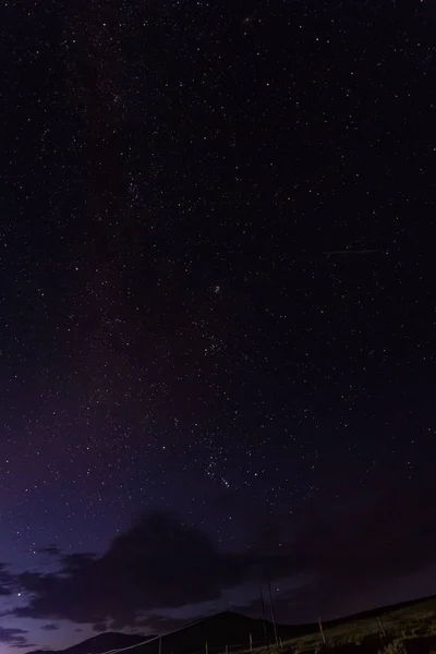 Schöner Nächtlicher Sternenhimmel — Stockfoto