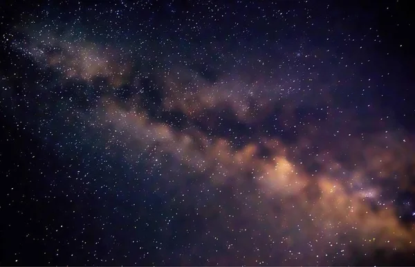 Hermoso Cielo Estrellado Noche — Foto de Stock