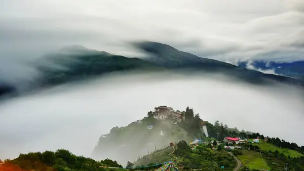 Hermoso Paisaje Montaña Por Mañana — Foto de Stock