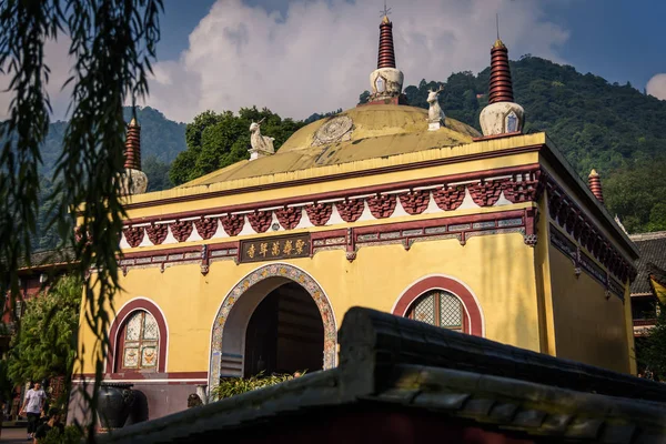 the temple of the assumption in the city of the emerald buddha in the morning