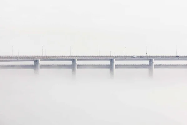 Puente Niebla — Foto de Stock