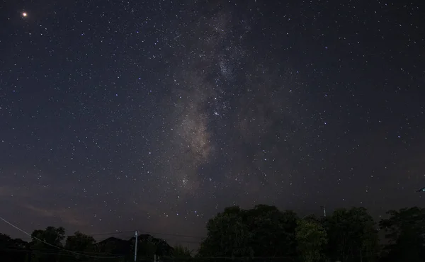Lattea Stelle Nel Cielo Nella Galassia — Foto Stock