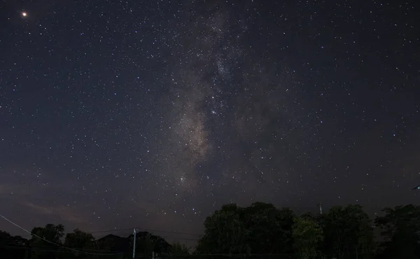 Vía Láctea Estrellas Cielo Galaxia — Foto de Stock