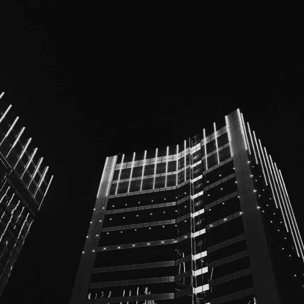 Edificio Moderno Noche — Foto de Stock