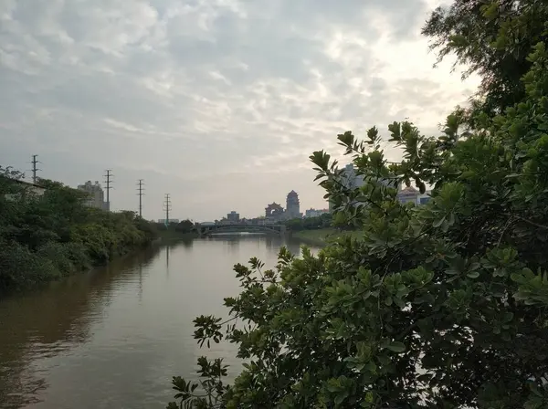 Hermoso Paisaje Del Lago — Foto de Stock