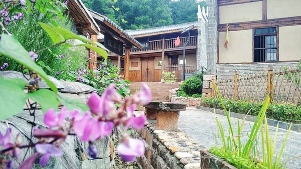 Hermosa Casa Jardín — Foto de Stock