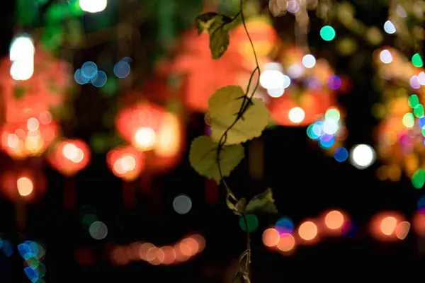 Borrosa Bokeh Luces Fondo — Foto de Stock