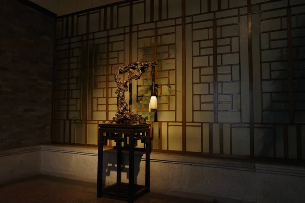 Das Innere Der Kirche Der Nacht — Stockfoto