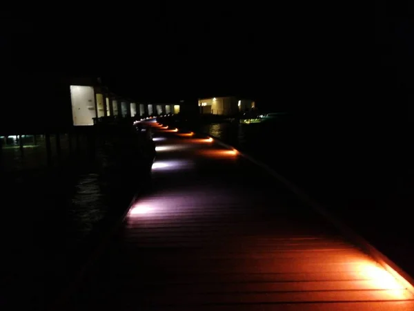 Vista Del Puente Noche — Foto de Stock