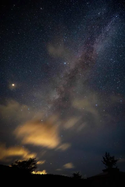 Lattea Stelle Nel Cielo Nella Galassia — Foto Stock