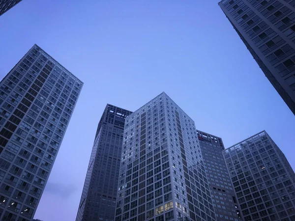 Rascacielos Modernos Ciudad — Foto de Stock