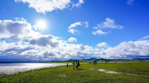 Paisaje Con Vistas Mar Cielo — Foto de Stock