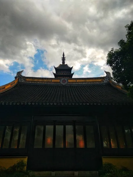 beautiful chinese architecture in the city of china
