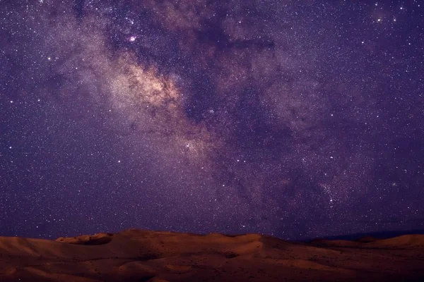 Мерехтливі Зірки Космічна Туманність Зоряне Нічне Небо Астрофотографія — стокове фото