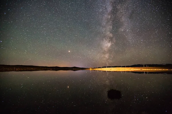 Hermoso Cielo Estrellado Noche — Foto de Stock