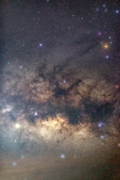 Hermoso Cielo Estrellado Noche — Foto de Stock