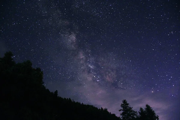 Vía Láctea Estrellas Cielo Galaxia — Foto de Stock