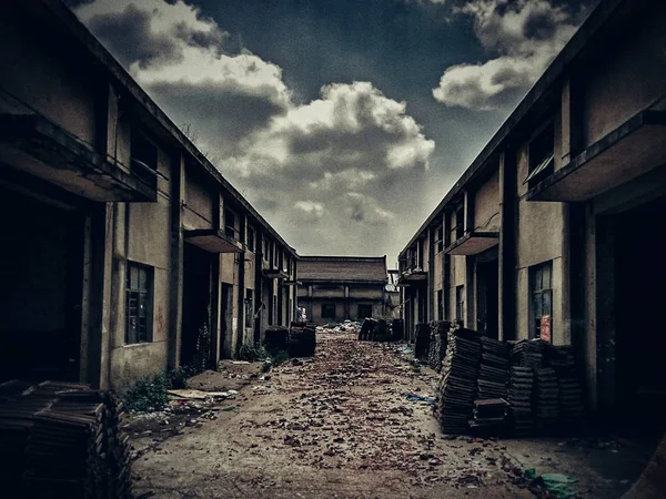 Abandoned Building Factory — Stock Photo, Image