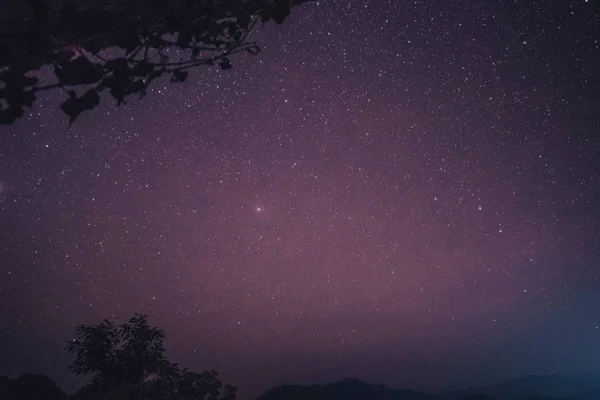 Astrología Cielo Nocturno Con Estrellas — Foto de Stock