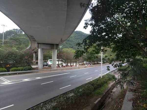 Vista Carretera Ciudad Tailandia — Foto de Stock