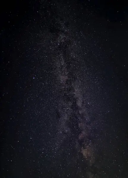 Νυχτερινός Ουρανός Αστέρια Και Γαλακτώδη Τρόπο Αστρονομικός Γαλαξίας — Φωτογραφία Αρχείου