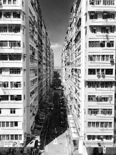 Hong Kong Edificios Comerciales Skyline Ciudad — Foto de Stock