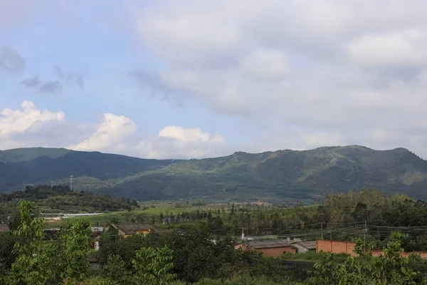 Vista Las Montañas Por Mañana — Foto de Stock