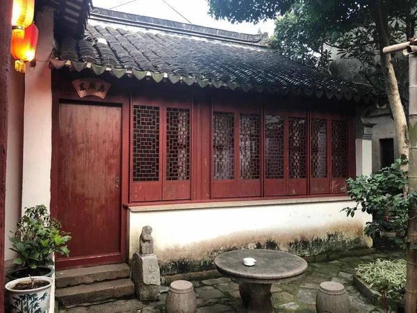 Tradiční Čínský Dům Městě Porcelán — Stock fotografie