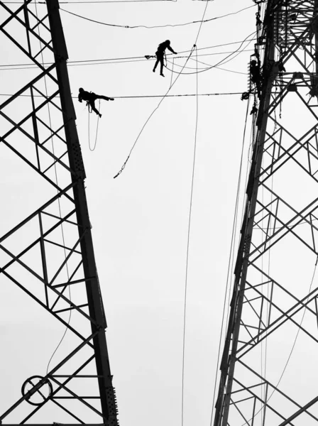 Lignes Électriques Haute Tension — Photo