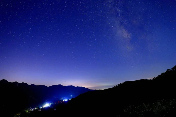 Hermoso Cielo Estrellado Noche —  Fotos de Stock