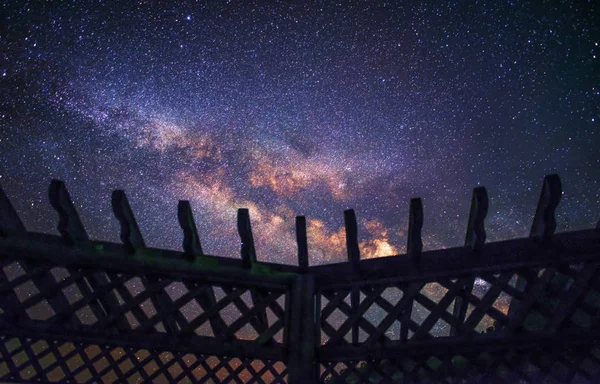 Hermoso Cielo Estrellado Noche — Foto de Stock