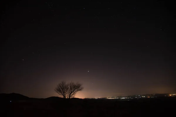 Cielo Nocturno Con Estrellas Astronomía — Foto de Stock