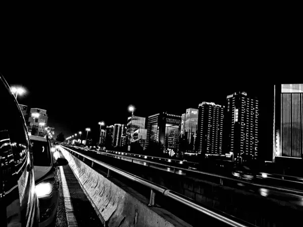 Hong Kong Ciudad Por Noche — Foto de Stock