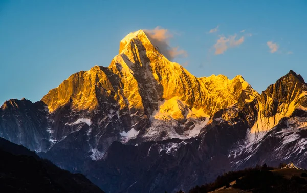 Amanecer Las Montañas Nepal — Foto de Stock