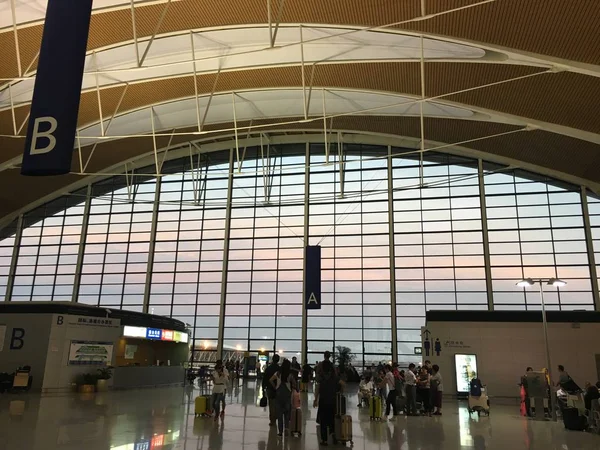 stock image interior of the airport terminal