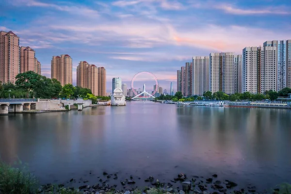 Pohled Město Bangkok Thajsko — Stock fotografie