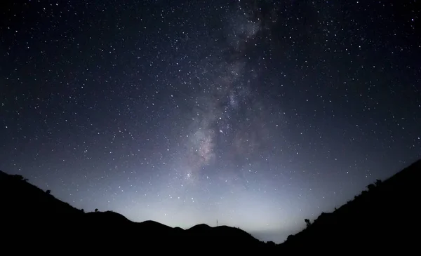 Vía Láctea Estrellas Cielo Galaxia — Foto de Stock