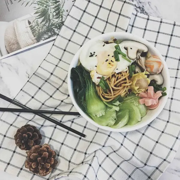 Lezzetli Asya Mutfağının Yakın Görüntüsü — Stok fotoğraf