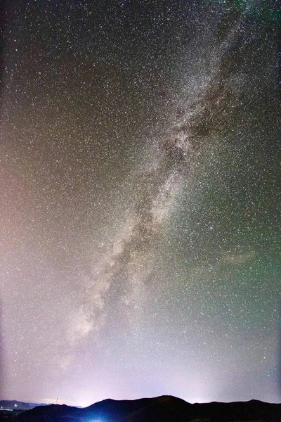 Galaxia Vía Láctea Cielo Estrellas — Foto de Stock