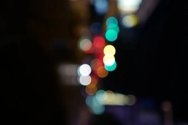 Fundalul Abstract Luminilor Orașului — Fotografie, imagine de stoc