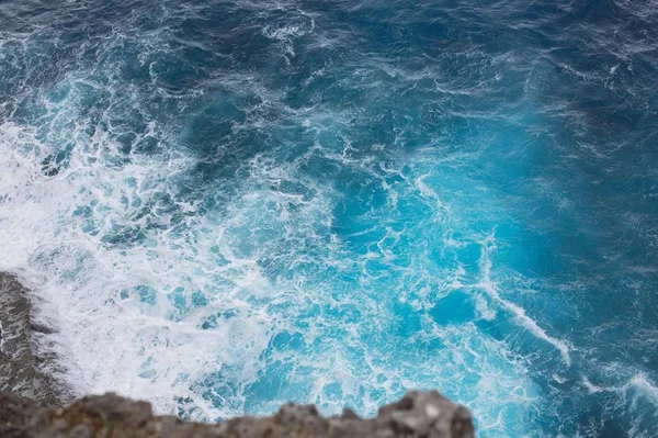 Hullámok Tengervíz Óceán — Stock Fotó