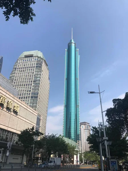 stock image modern skyscrapers in the city