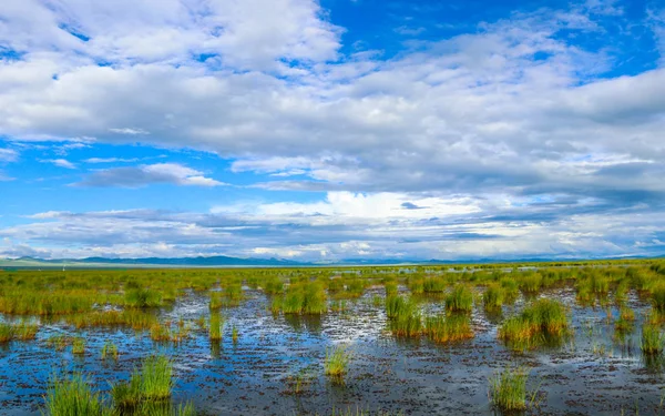 Paisaje Con Nubes Cielo Azul — Foto de Stock