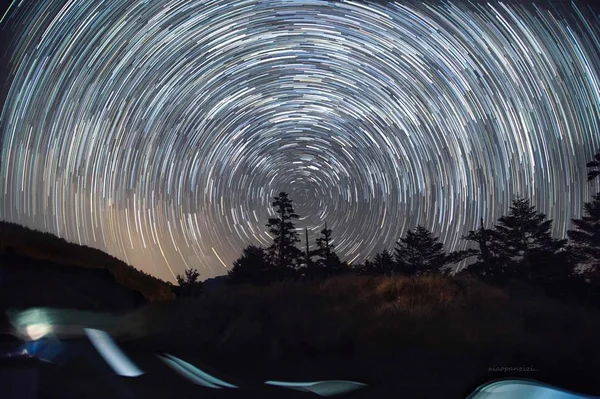 Estrelas Galáxia Céu Noturno — Fotografia de Stock